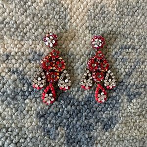 J. Crew statement earrings